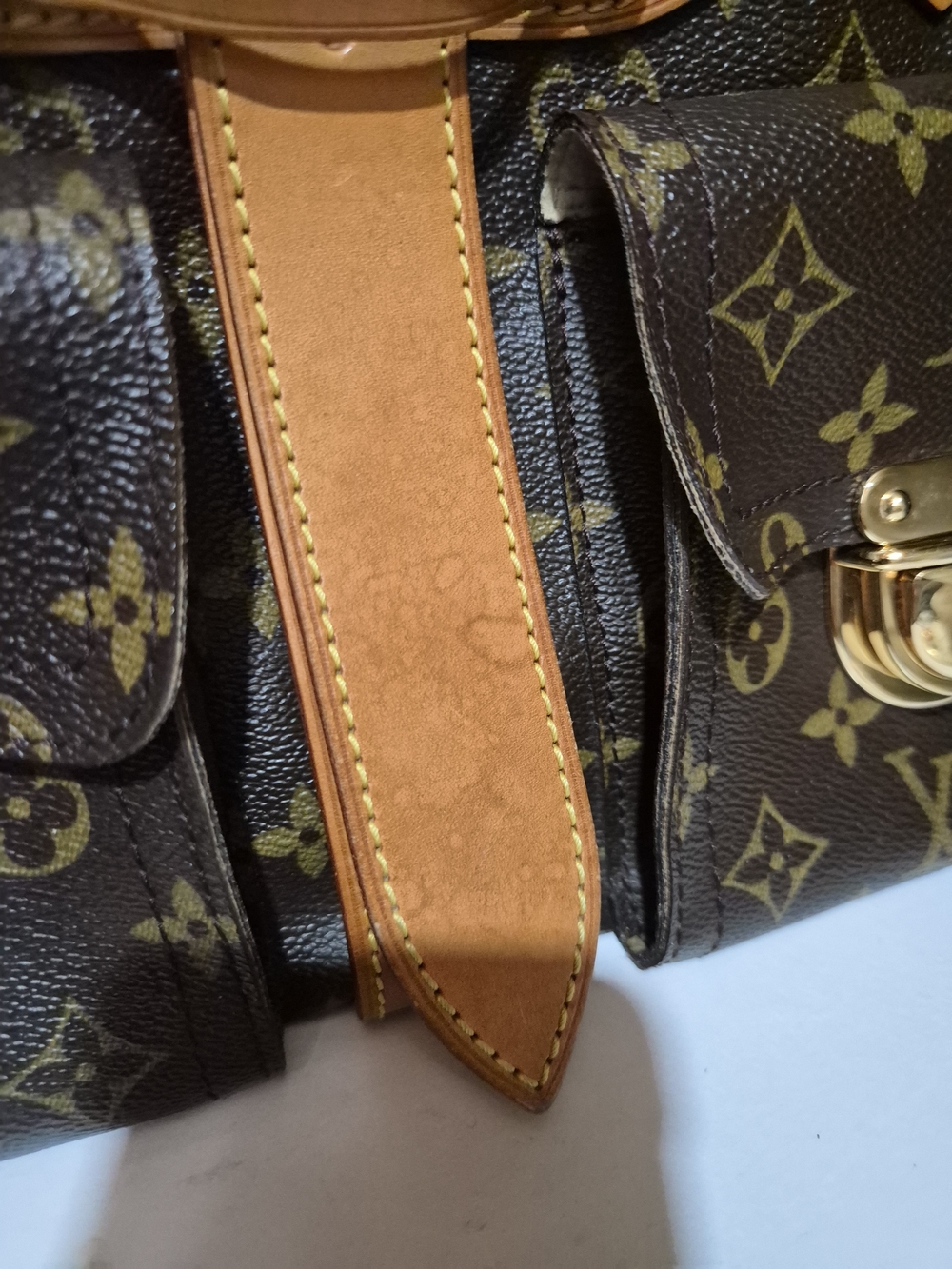 Louis Vuitton Brown Monogram Canvas Satchel with Vachetta Leather Trim - Picture 6 of 10